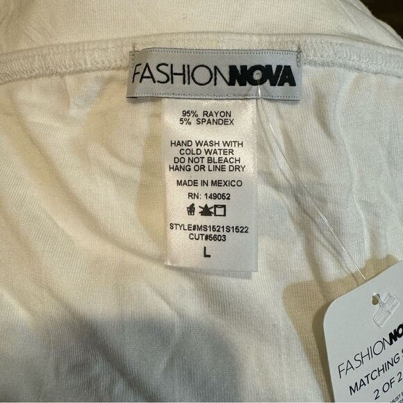 FN White Skirt 2 Piece Set - Picture 3 of 4